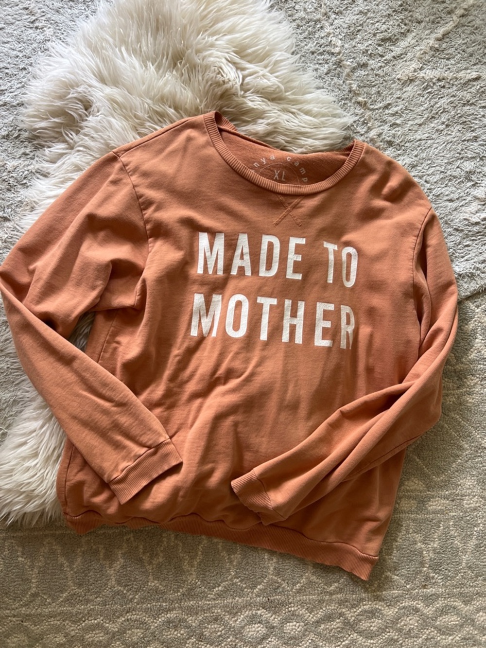 Tanya Camps Made to Mother sweatshirt